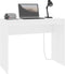vidaXL - Bureau - 90x40x72 - cm - bewerkt - hout - hoogglans - wit