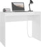 vidaXL - Bureau - 90x40x72 - cm - bewerkt - hout - hoogglans - wit