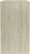 vidaXL - Bureau - 90x40x72 - cm - bewerkt - hout - sonoma - eikenkleurig