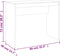vidaXL - Bureau - 90x40x72 - cm - bewerkt - hout - sonoma - eikenkleurig