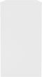 vidaXL - Bureau - 90x40x72 - cm - bewerkt - hout - wit