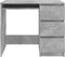 vidaXL - Bureau - 90x45x76 - cm - bewerkt - hout - betongrijs