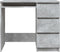 vidaXL - Bureau - 90x45x76 - cm - bewerkt - hout - betongrijs