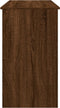 vidaXL - Bureau - 90x45x76 - cm - bewerkt - hout - bruin - eikenkleur
