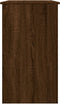vidaXL - Bureau - 90x45x76 - cm - bewerkt - hout - bruin - eikenkleur