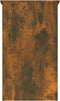 vidaXL - Bureau - 90x45x76 - cm - bewerkt - hout - gerookt - eikenkleurig