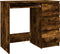 vidaXL - Bureau - 90x45x76 - cm - bewerkt - hout - gerookt - eikenkleurig