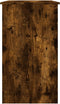 vidaXL - Bureau - 90x45x76 - cm - bewerkt - hout - gerookt - eikenkleurig