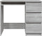 vidaXL - Bureau - 90x45x76 - cm - bewerkt - hout - grijs - sonoma - eikenkleurig