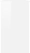 vidaXL - Bureau - 90x45x76 - cm - bewerkt - hout - hoogglans - wit