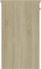 vidaXL - Bureau - 90x45x76 - cm - bewerkt - hout - sonoma - eikenkleurig