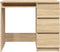 vidaXL - Bureau - 90x45x76 - cm - bewerkt - hout - sonoma - eikenkleurig