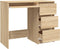vidaXL - Bureau - 90x45x76 - cm - bewerkt - hout - sonoma - eikenkleurig