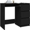 vidaXL - Bureau - 90x45x76 - cm - bewerkt - hout - zwart