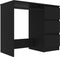 vidaXL - Bureau - 90x45x76 - cm - bewerkt - hout - zwart
