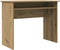 vidaXL - Bureau - 90x50x74 - cm - bewerkt - hout - artisanaal - eikenkleur