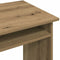 vidaXL - Bureau - 90x50x74 - cm - bewerkt - hout - artisanaal - eikenkleur