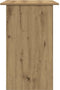 vidaXL - Bureau - 90x50x74 - cm - bewerkt - hout - artisanaal - eikenkleur