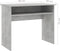 vidaXL - Bureau - 90x50x74 - cm - bewerkt - hout - betongrijs