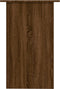 vidaXL - Bureau - 90x50x74 - cm - bewerkt - hout - bruin - eikenkleur