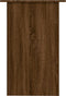 vidaXL - Bureau - 90x50x74 - cm - bewerkt - hout - bruin - eikenkleur