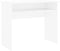 vidaXL - Bureau - 90x50x74 - cm - bewerkt - hout - hoogglans - wit