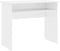 vidaXL - Bureau - 90x50x74 - cm - bewerkt - hout - hoogglans - wit
