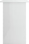 vidaXL - Bureau - 90x50x74 - cm - bewerkt - hout - hoogglans - wit