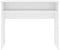 vidaXL - Bureau - 90x50x74 - cm - bewerkt - hout - hoogglans - wit