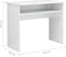 vidaXL - Bureau - 90x50x74 - cm - bewerkt - hout - hoogglans - wit