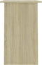 vidaXL - Bureau - 90x50x74 - cm - bewerkt - hout - sonoma - eikenkleurig