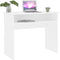 vidaXL - Bureau - 90x50x74 - cm - bewerkt - hout - wit