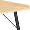 vidaXL - Bureau - 90x50x79 - cm - eikenkleurig