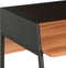 vidaXL - Bureau - 90x60x88 - cm - zwart - en - bruin