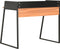 vidaXL - Bureau - 90x60x88 - cm - zwart - en - bruin