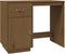 vidaXL - Bureau - 95x50x75 - cm - massief - grenenhout - honingbruin