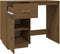 vidaXL - Bureau - 95x50x75 - cm - massief - grenenhout - honingbruin