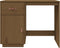 vidaXL - Bureau - 95x50x75 - cm - massief - grenenhout - honingbruin
