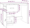 vidaXL - Bureau - 95x50x75 - cm - massief - grenenhout