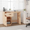 vidaXL - Bureau - 95x50x75 - cm - massief - grenenhout