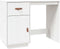 vidaXL - Bureau - 95x50x75 - cm - massief - grenenhout - wit