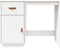 vidaXL - Bureau - 95x50x75 - cm - massief - grenenhout - wit