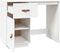 vidaXL - Bureau - 95x50x75 - cm - massief - grenenhout - wit