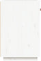 vidaXL - Bureau - 95x50x75 - cm - massief - grenenhout - wit
