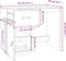 vidaXL - Bureau - 95x50x75 - cm - massief - grenenhout - zwart