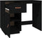 vidaXL - Bureau - 95x50x75 - cm - massief - grenenhout - zwart