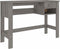 vidaXL - Bureau - HAMAR - 110x40x75 - cm - massief - grenenhout - lichtgrijs