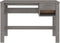 vidaXL - Bureau - HAMAR - 110x40x75 - cm - massief - grenenhout - lichtgrijs