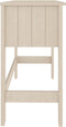 vidaXL - Bureau - HAMAR - 110x40x75 - cm - massief - grenenhout - honingbruin
