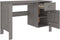 vidaXL - Bureau - HAMAR - 113x50x75 - cm - massief - grenenhout - lichtgrijs